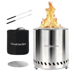 Brand new smokeless tabletop fire pit – portable