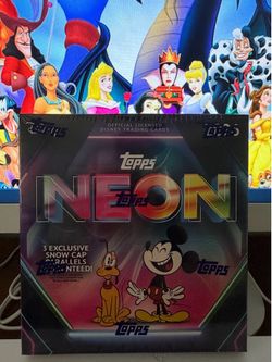 2026 Neon Disney Trading Cards