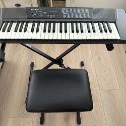 Casio Keyboard w/ Stand & Bench – Ready to Play
