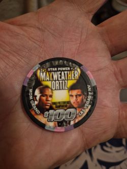 Mayweather vs Ortiz MGM Grand $100 Casino Chip