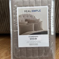 BRAND NEW Cotton Sateen Quilted Pillow Sham Covers