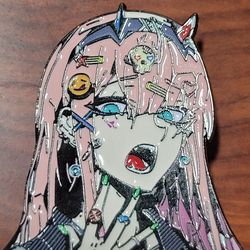 Zero Two Decora Enamel Pin - Darling in the Franxx