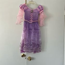 Rapunzel Girls Princess Dress Size 4