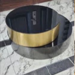 Black And Gold Coffee Table