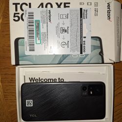 Two Tcl Xe 40 Verizon Phines Brand New With Mins Cards 