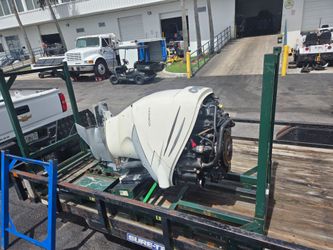 4 Shipping crates for Mercury outboard boat motors.