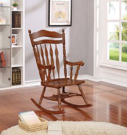 ONLY $199 For Windsor Rocking Chair in Medium Brown! Lowest Prices Ever!