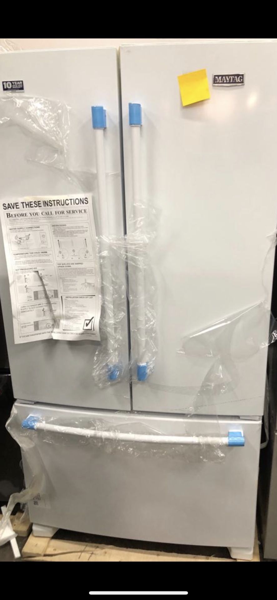 Brand new Maytag fridge