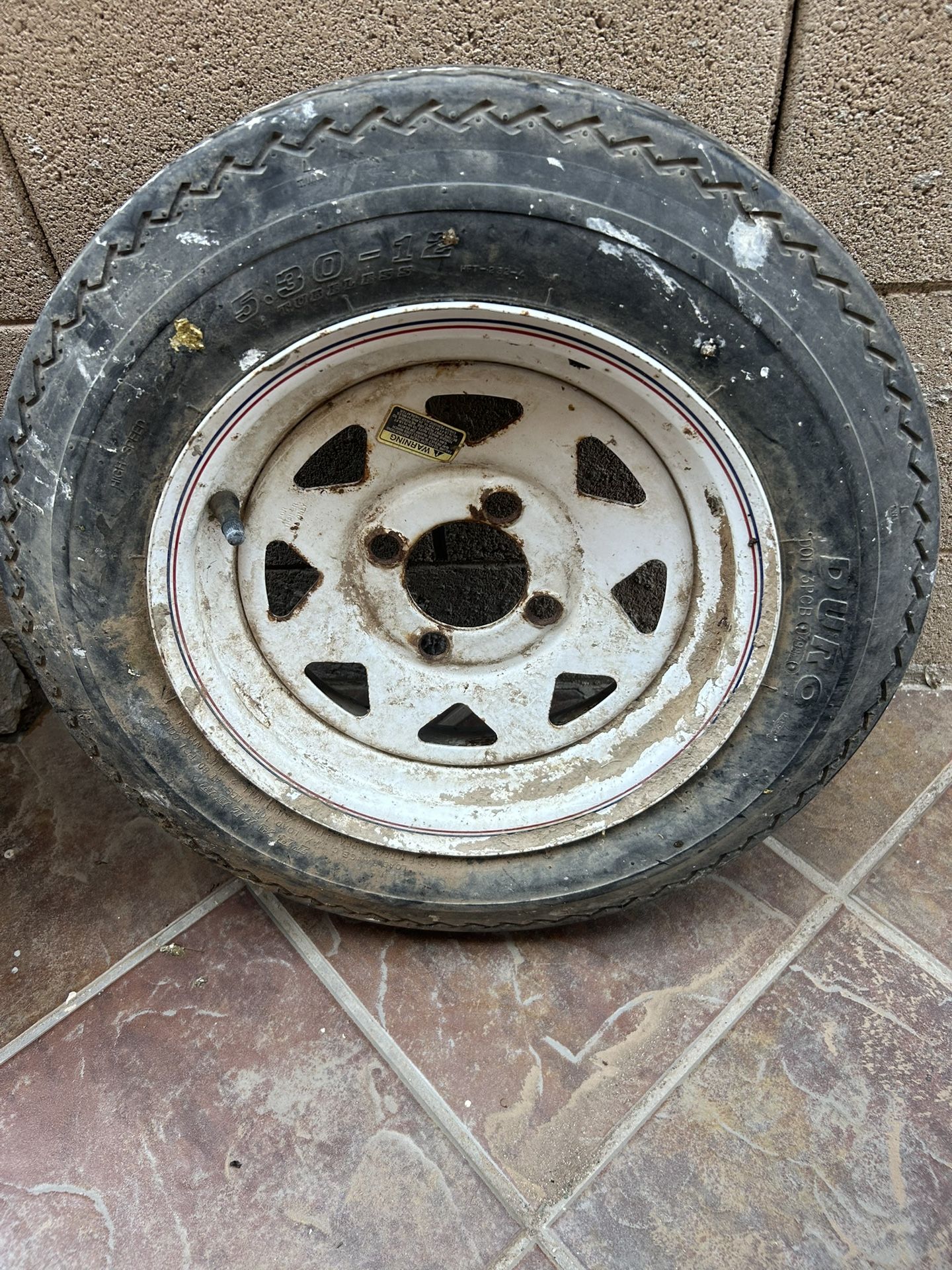Two Tubeless Tires