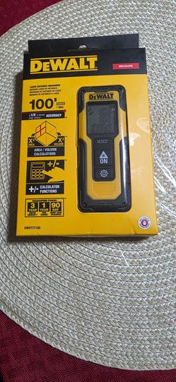 DEWALT 100 FT LASER DISTANCE MEASURER BRAND NEW