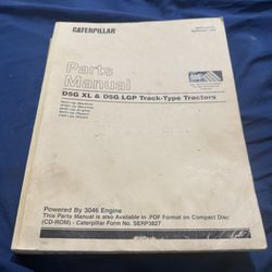 Caterpillar Cat D5G XL & LGP Track Type Tractor 3046 Engine Parts Catalog Manual
