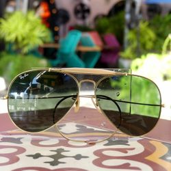 Ray‑Ban B&L Outdoorsman • 1988 USA • Gold • G‑15 Glass (62mm)