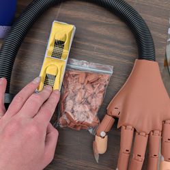 Nail art things and electric pedicure machine