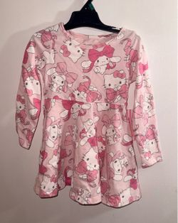New Girls Toddlers Hello Kitty Dress