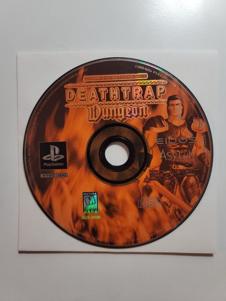 Playstation 1 Game .. Deathtrap Dungeon !!!