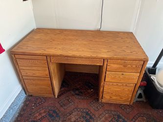 Solid Oak Desk