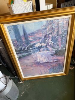 Painting in frame