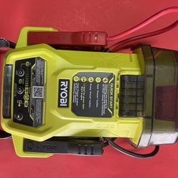RYOBI ONE+ 18V Cordless 1600A Jump Starter with LED Work Light 