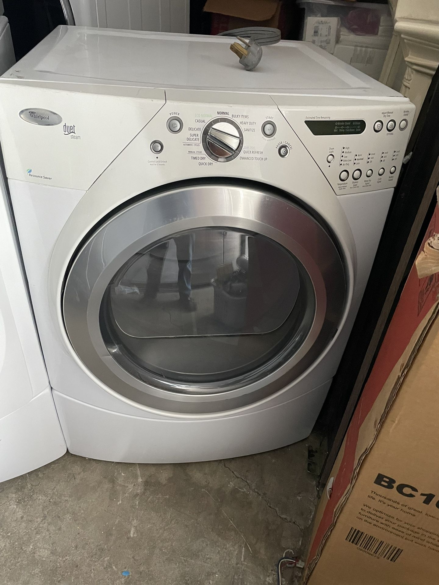 Whirlpool Duet Electric Dryer 220 Volts