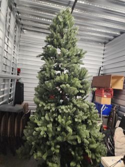 Christmas Tree Lighted 9 Feet