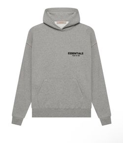 Essentials fear of god brand new dark grey hoodie