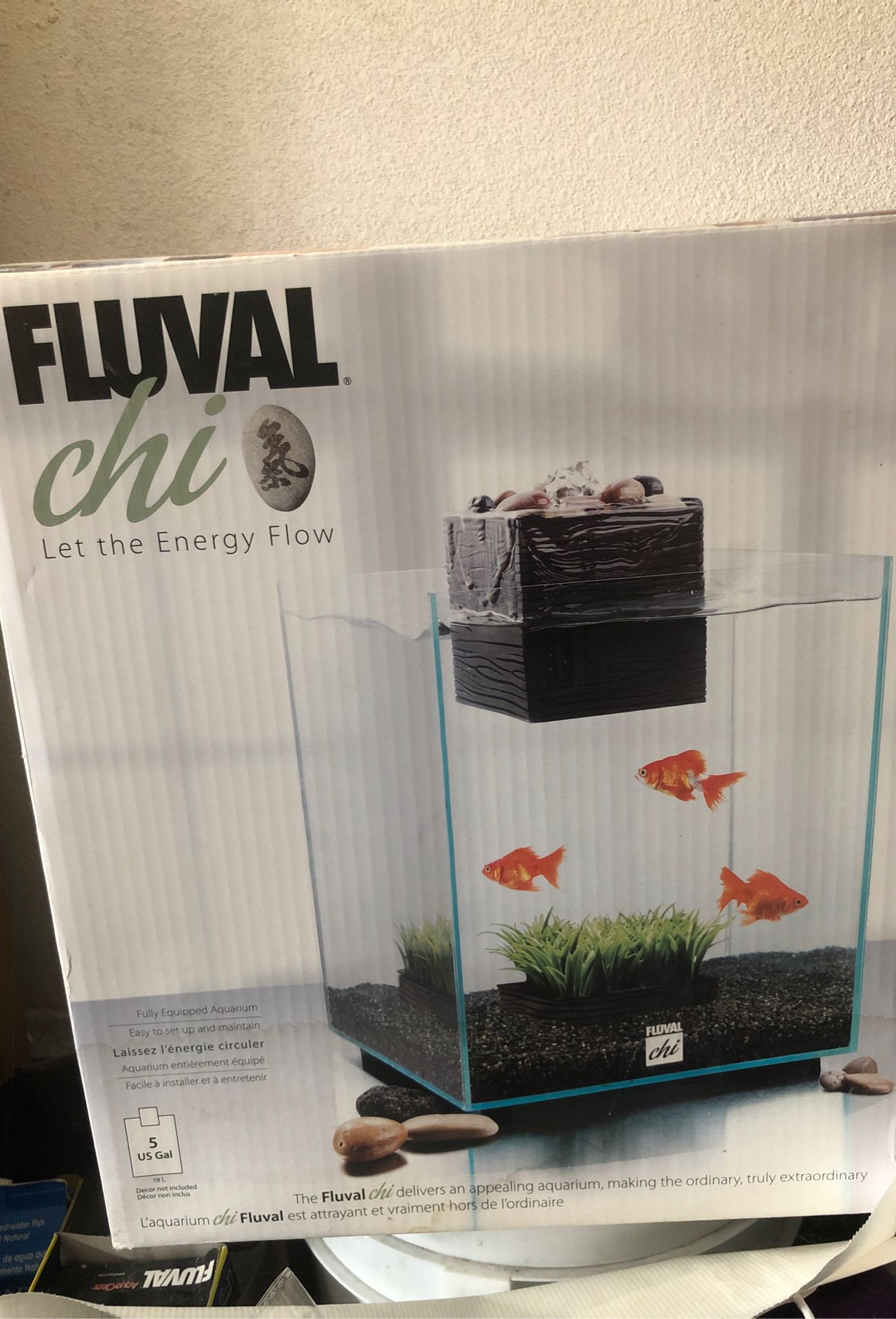 Fluval Chi Energy Flow aquarium tank