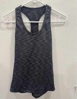 CENTRAL PARK Racerback Grey Tank Top Workout Heather Gray Activewear Small