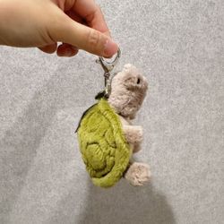 Jellycat Timmy Turtle Bag Charm NWT
