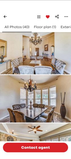Large wood dining table