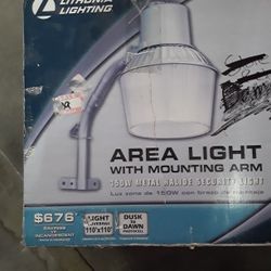 Area Light With  Mounting Arm