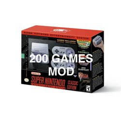 SNES Classic Mini 200 Game Mod Service!