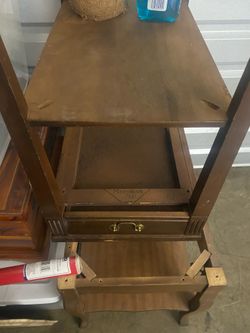 Antique Merman end table