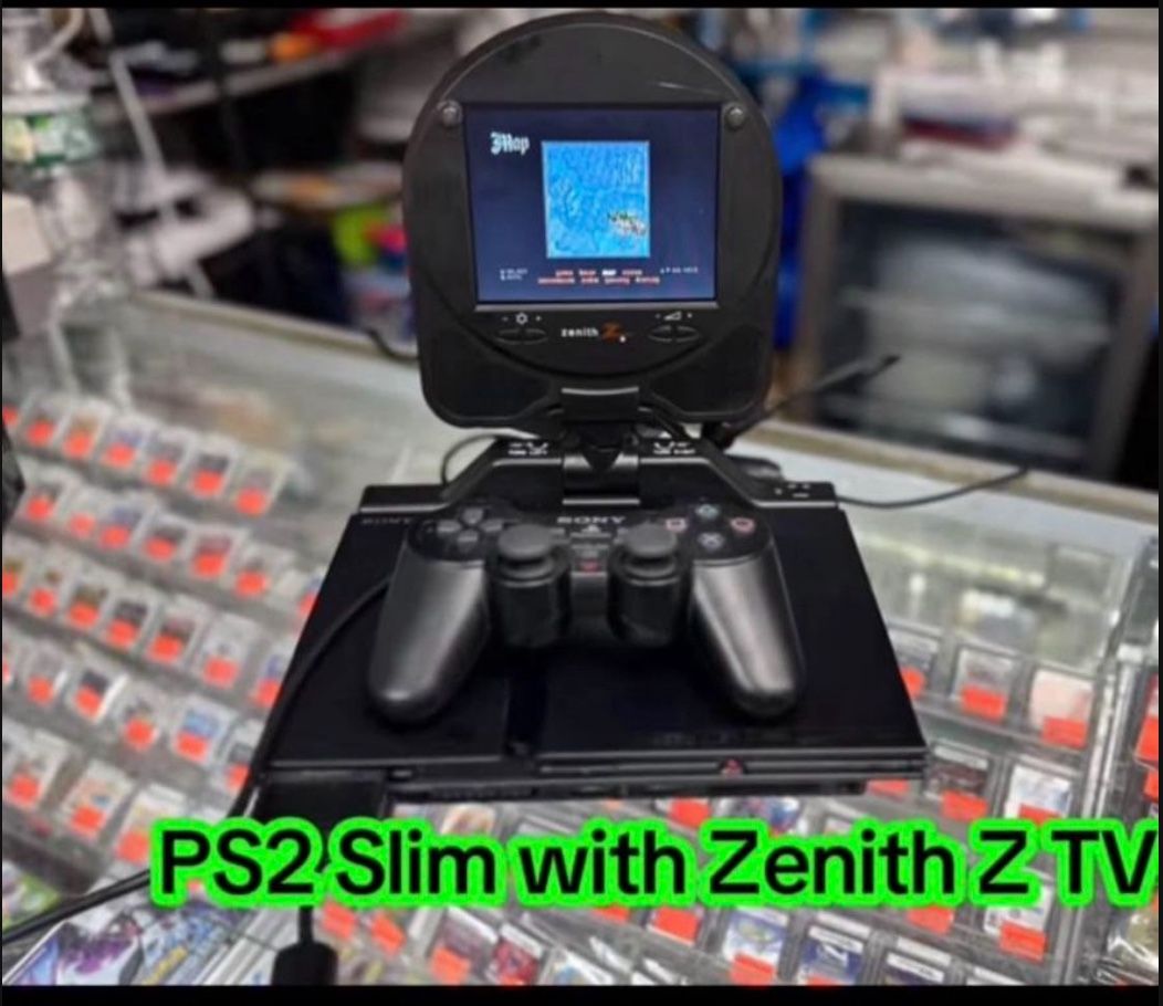 Ps2slim With Tv