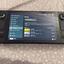 Steam Deck 1tb Iced with case and charger