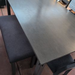 Table With 4 Chairs And A Bench 