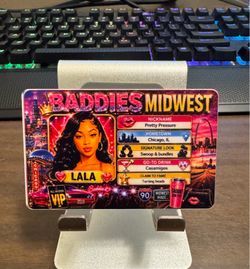 Custom Baddies Novelty PVC Card – Personalized Glam Wallet Keepsake