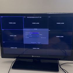 17” Element Electronics TV/Security Camera Monitor with Adapter and Mouse