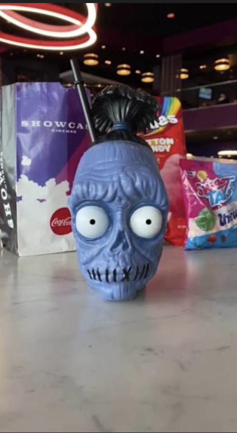 Beetle Juice Shrunken Head Cup