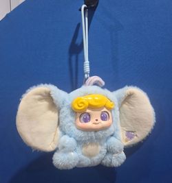 JOTOYS Q.kid Animal Preschool Series 7" Plush Blueberry Elephant with vinyl face