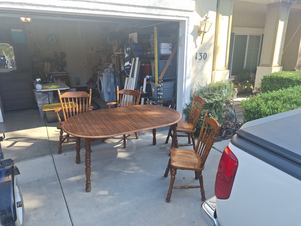 Kitchen table with chairs