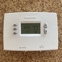 Honeywell Home 1-Week Programmable Thermostat for Heat and Cool, White