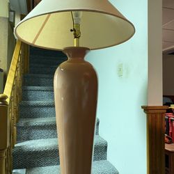 Pink Ceramic Floor Lamp