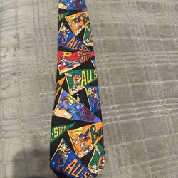 Looney Tunes Mania Baseball Tie 1990s
