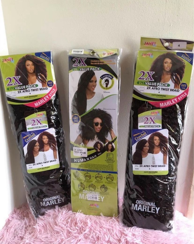 Janet collection twist braids / 3packs -New