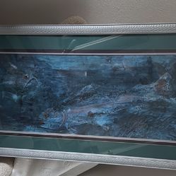 Vintage gallery fish painting by Ann Nicholls Williams