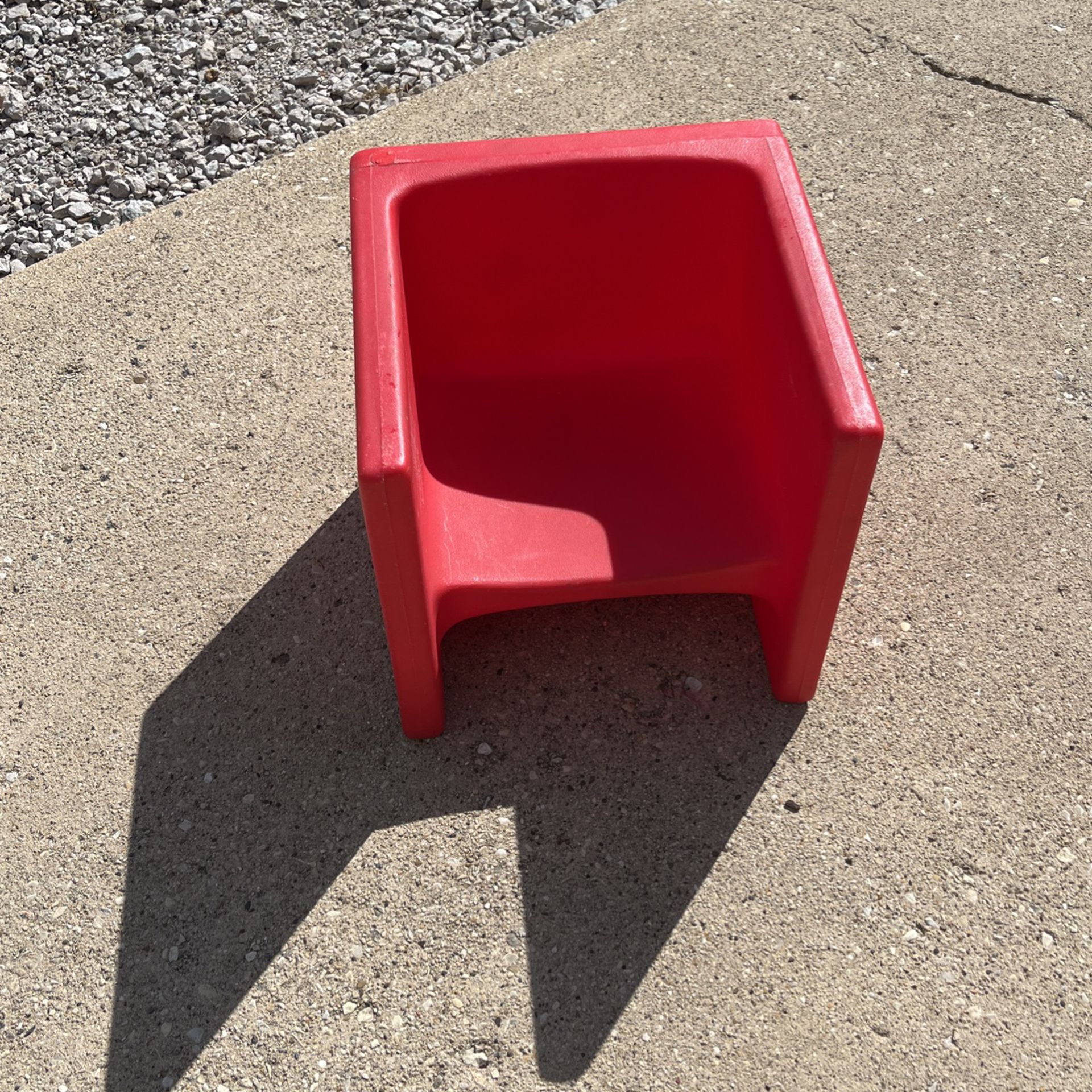 $5 Red/Reversible Toddler Chair 
