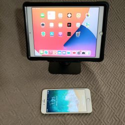 Ipad Pro  9.7 Inch Tablet  w/ Hard  Case & Swivel 360 Stand  + IPhone 6S PLUS