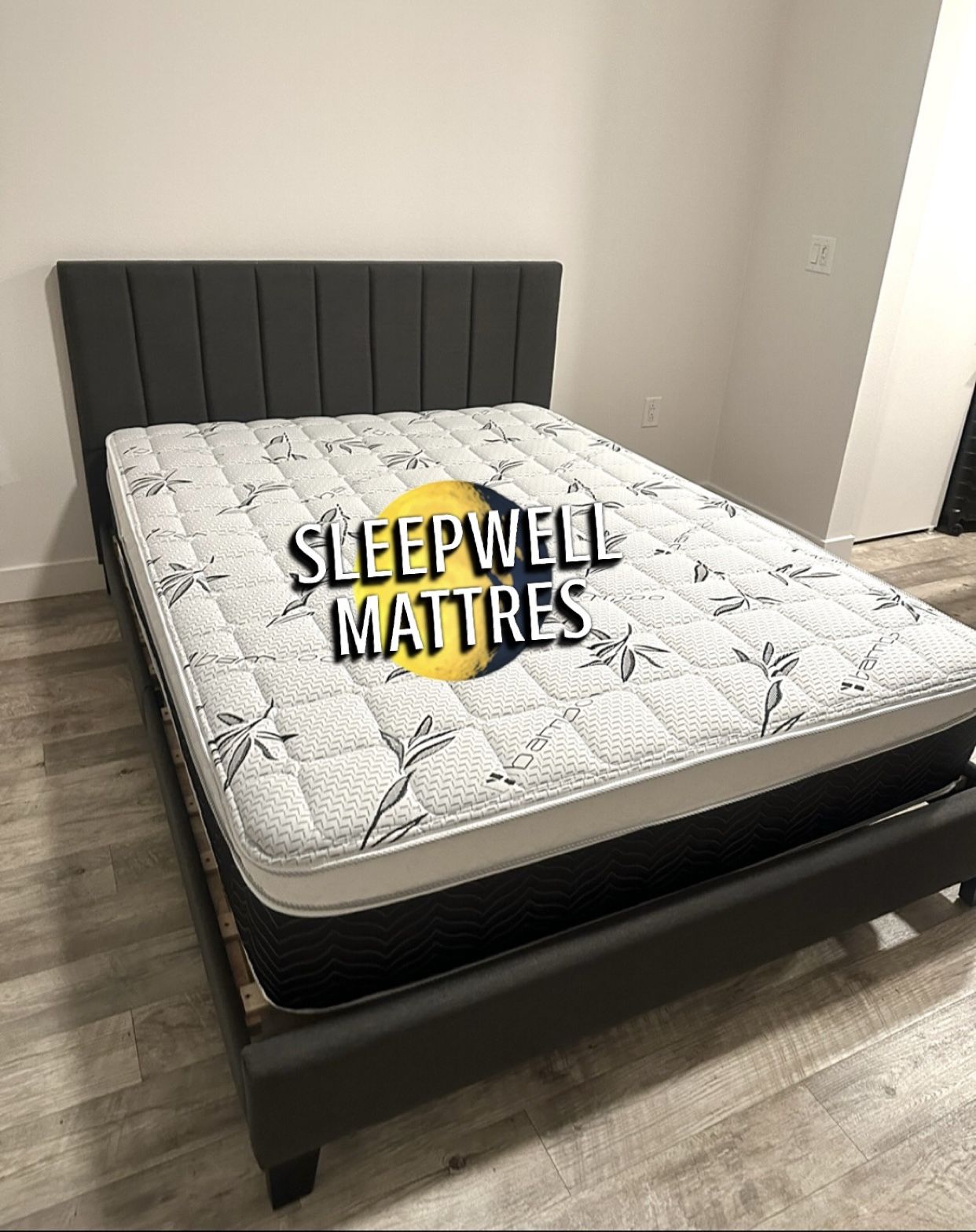 New Queen Bed Frame With Mattress 
