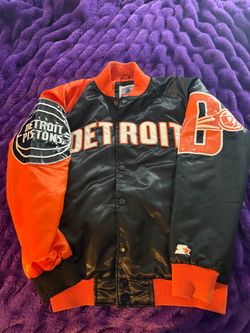 Starter Detroit Pistons Bad Boys 35th anniversary Bomber Jacket