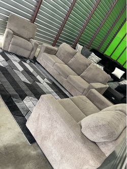 Ashley furniture 3pc sofa couch chair set (DELIVERY AVAILABLE)